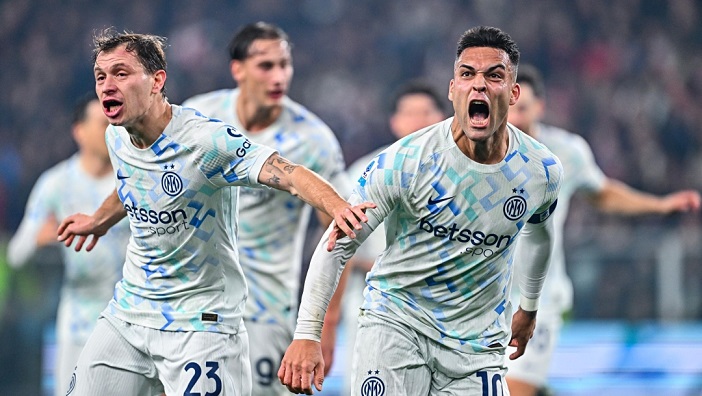Inter sikrede sig tre afgørende point og klatrede til tops i tabellen